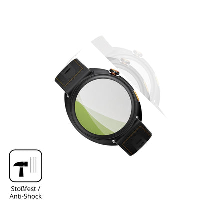 Schutz gegen Kratzer auf dem Hammer Watch Ventus Pro Glas durch Schlüssel, Stöße gegen die Tischkante oder Stürze