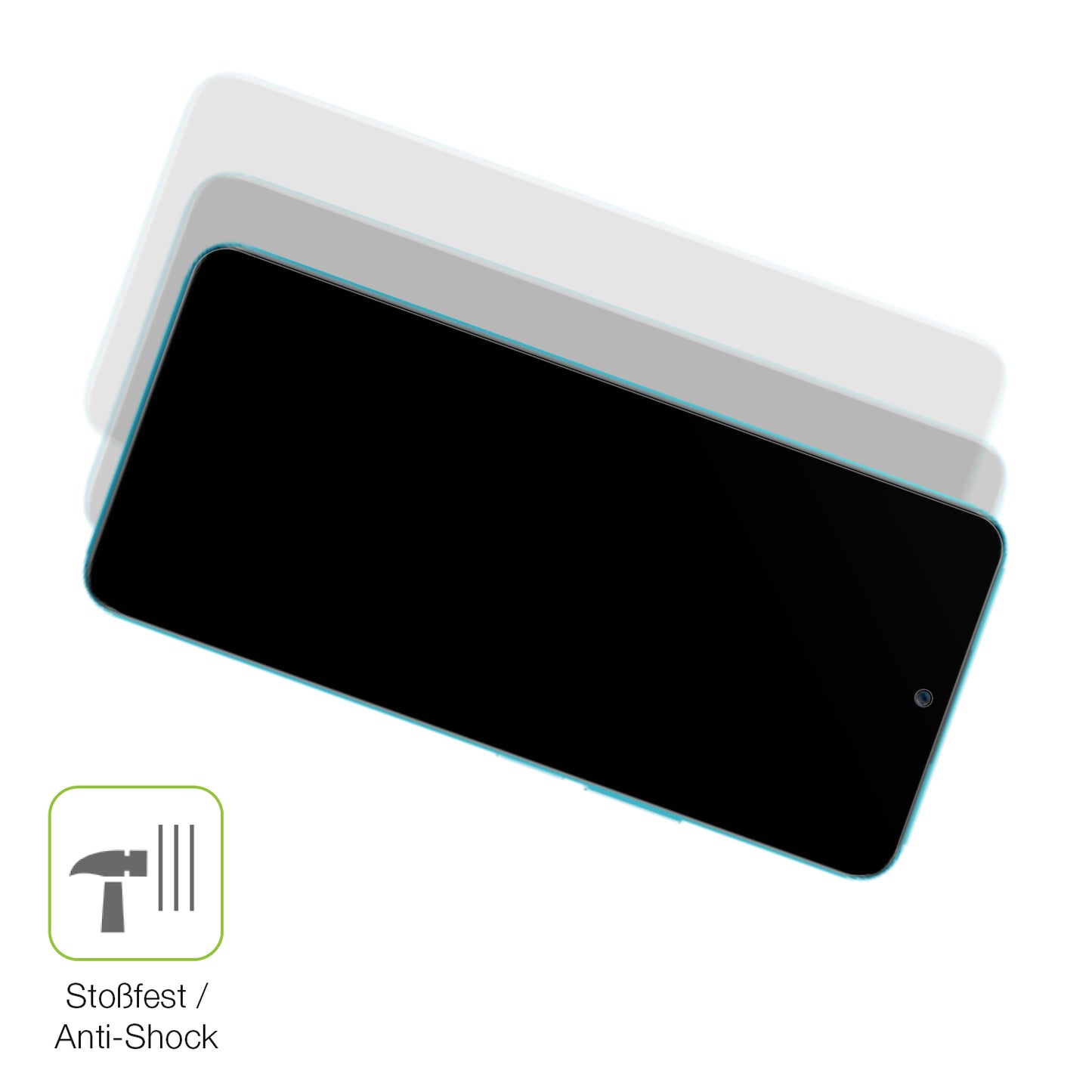 Schutz gegen Kratzer auf dem Honor 90 Glas durch Schlüssel, Stöße gegen die Tischkante oder Stürze