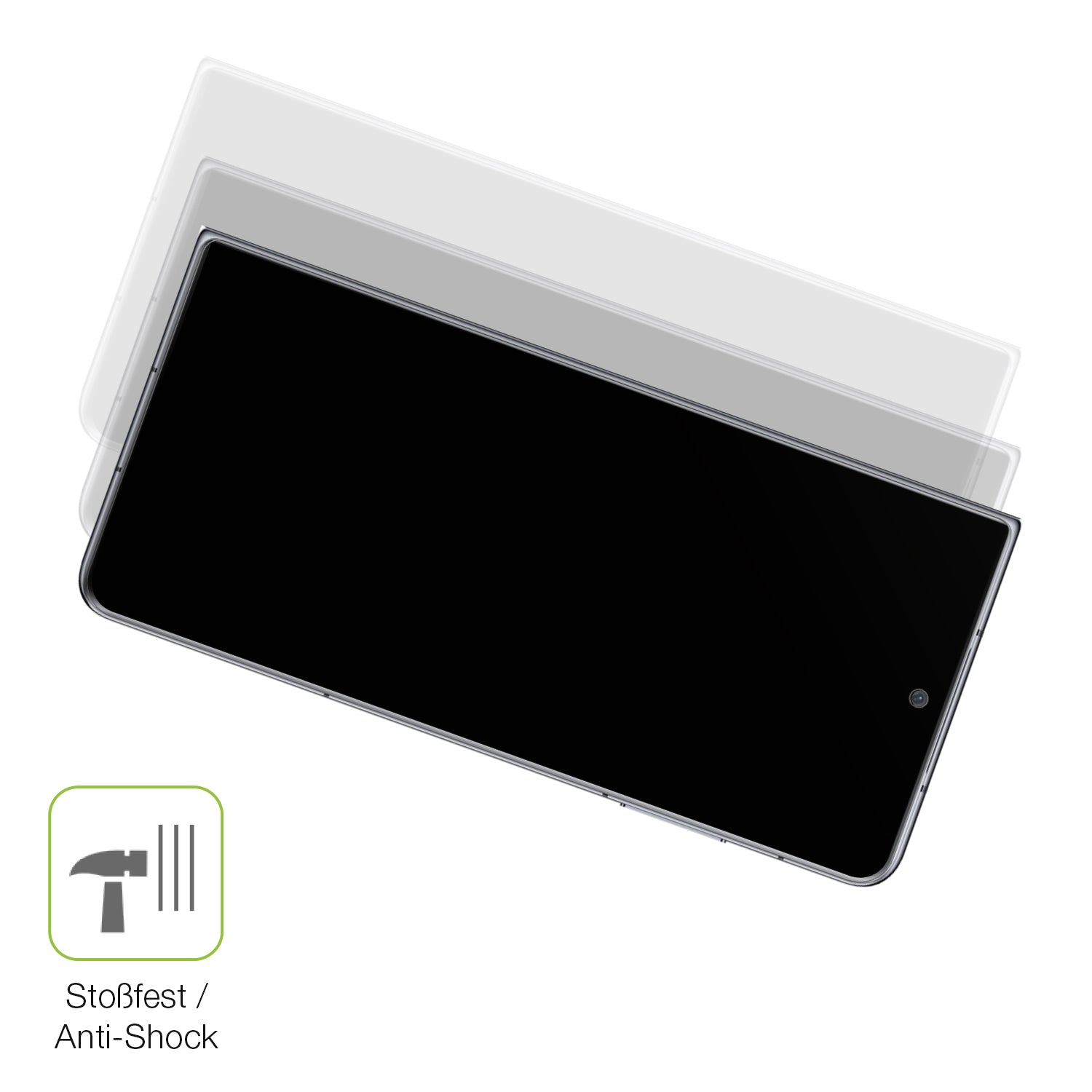 Schutz gegen Kratzer auf dem Honor Magic V2 Vorderseite Glas durch Schlüssel, Stöße gegen die Tischkante oder Stürze