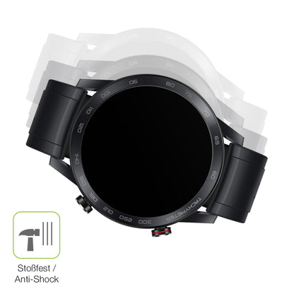 Schutz gegen Kratzer auf dem Honor Magic Watch 2 46mm Glas durch Schlüssel, Stöße gegen die Tischkante oder Stürze