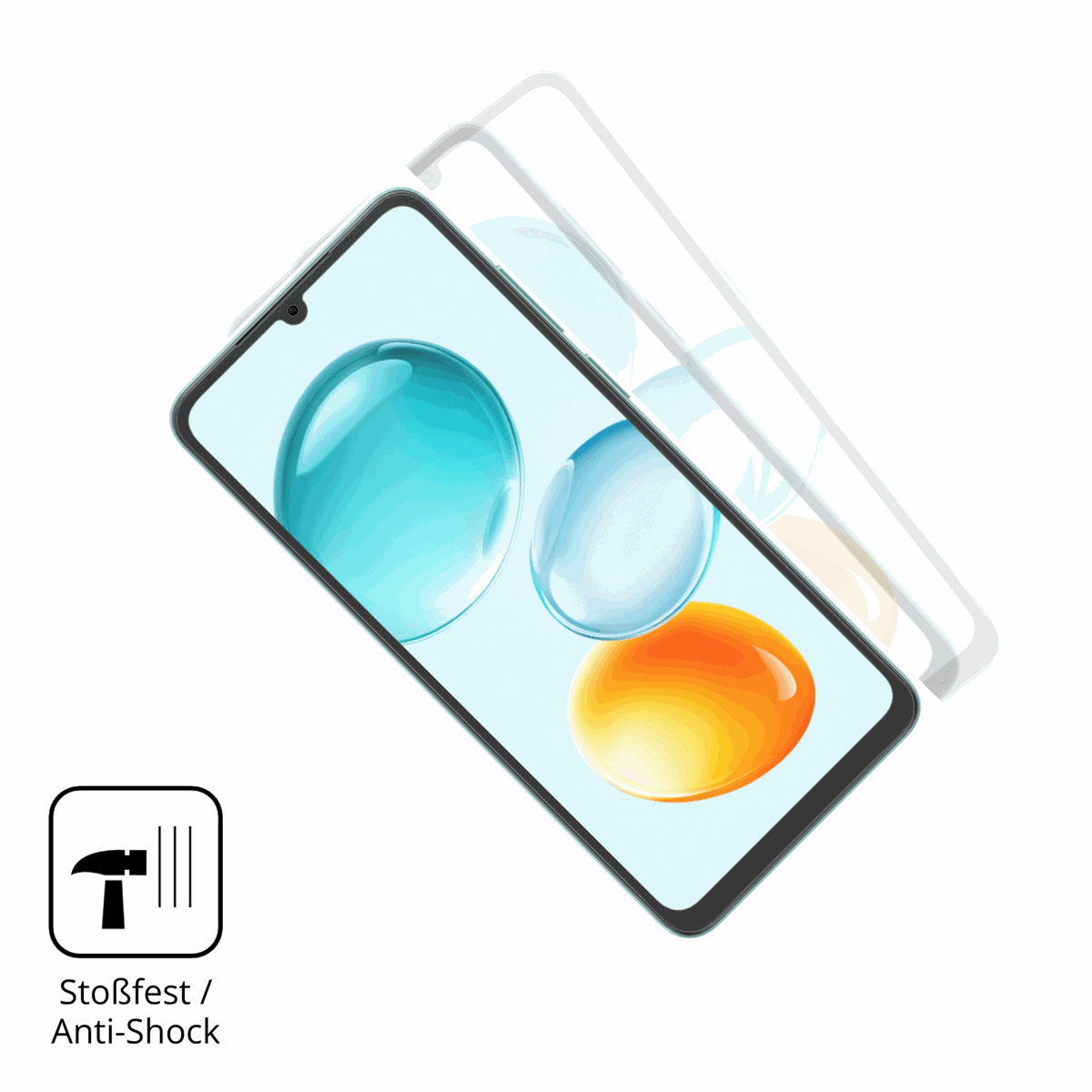 Schutz gegen Kratzer auf dem Honor Play 11C Glas durch Schlüssel, Stöße gegen die Tischkante oder Stürze