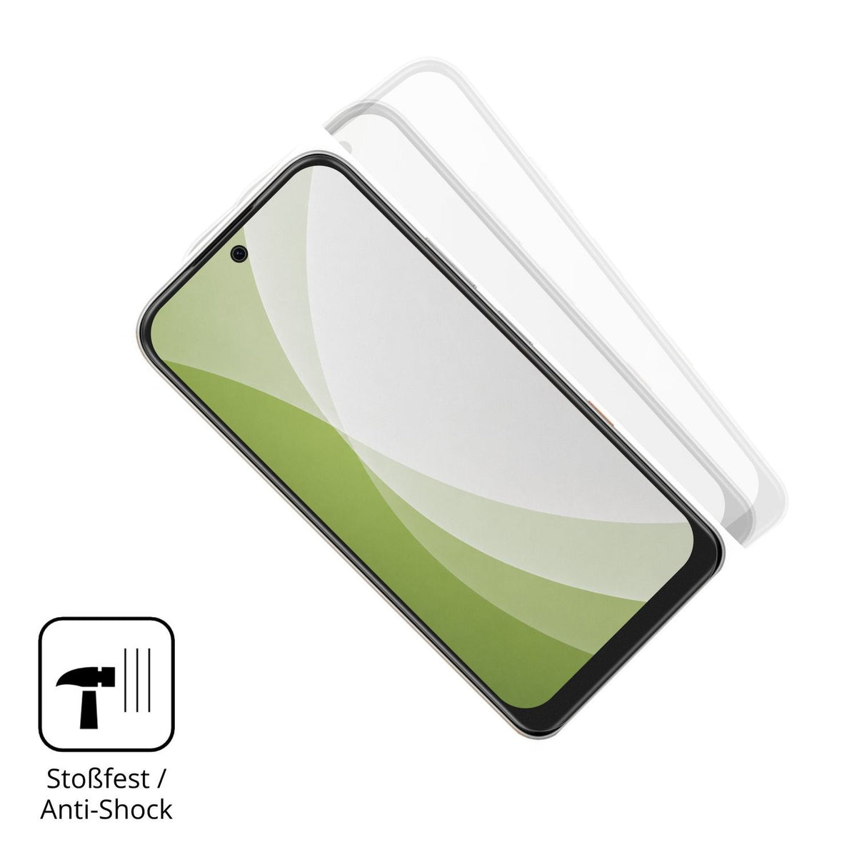 Schutz gegen Kratzer auf dem Infinix Hot 70 Pro Glas durch Schlüssel, Stöße gegen die Tischkante oder Stürze