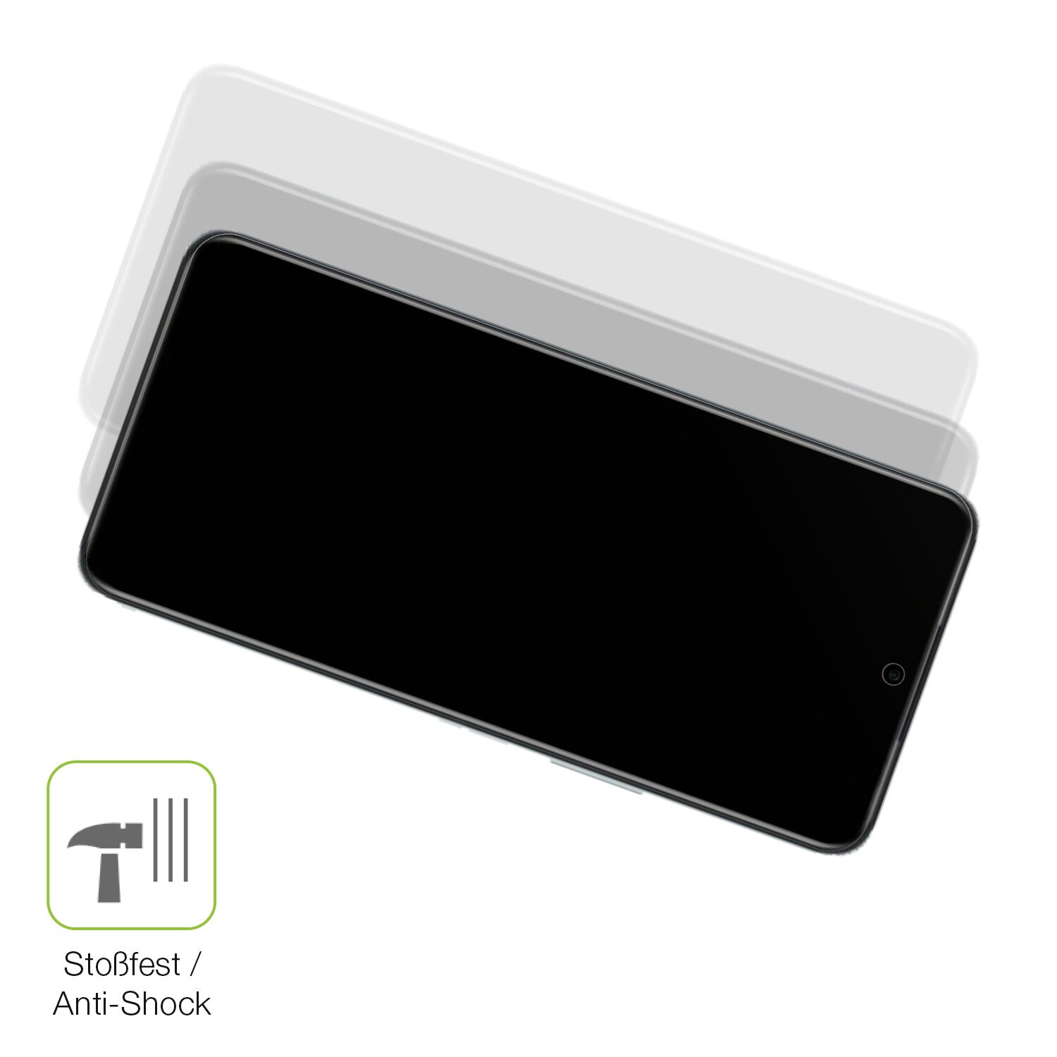 Schutz gegen Kratzer auf dem Infinix Note 12 VIP Glas durch Schlüssel, Stöße gegen die Tischkante oder Stürze