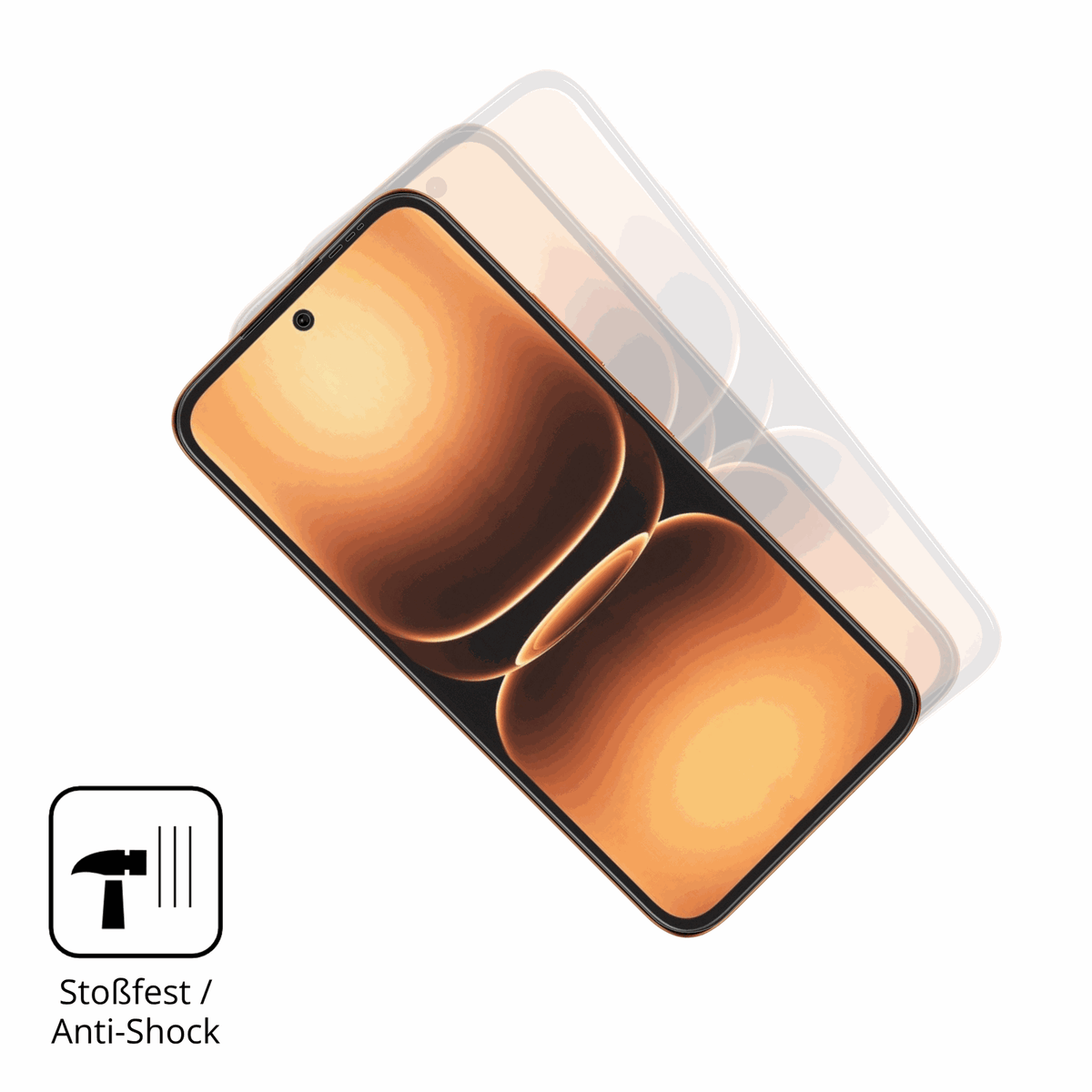Schutz gegen Kratzer auf dem Infinix Smart 20 Glas durch Schlüssel, Stöße gegen die Tischkante oder Stürze