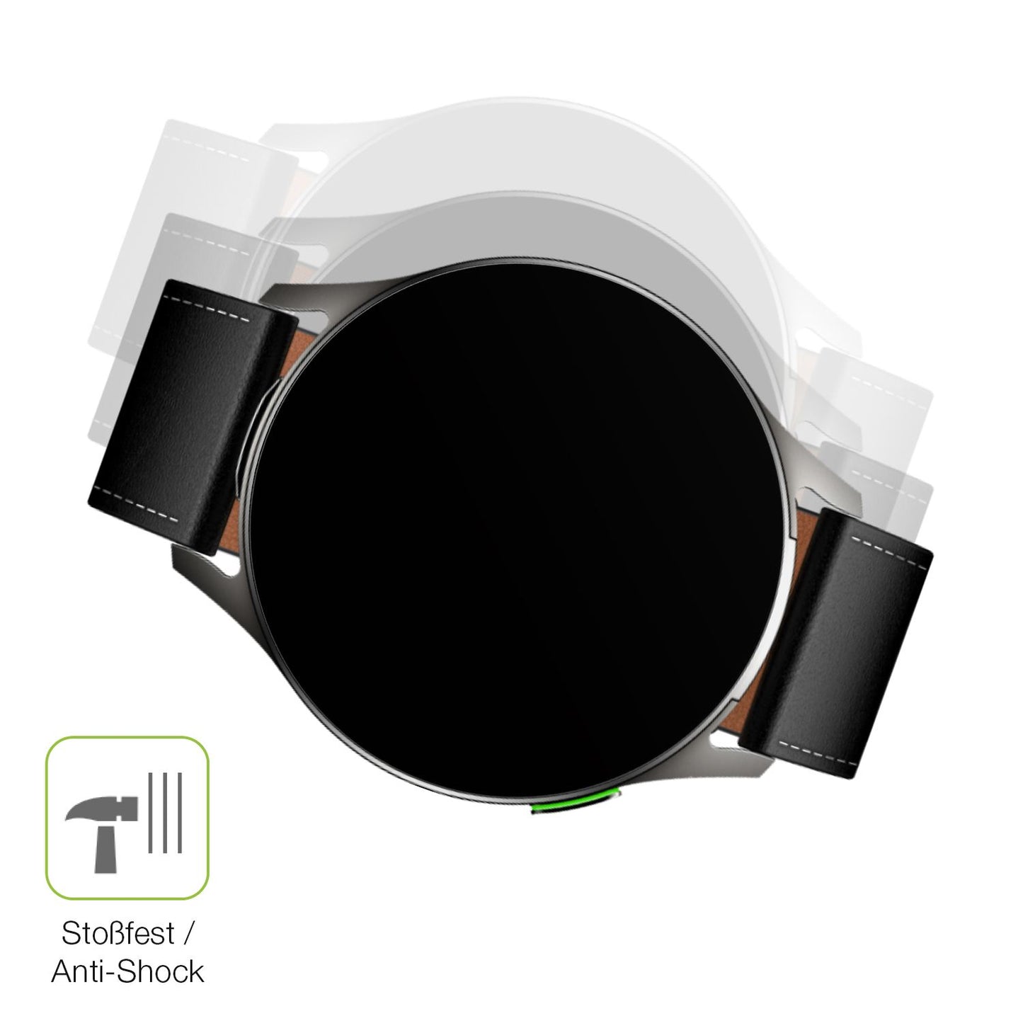Schutz gegen Kratzer auf dem Infinix XWatch Pods Glas durch Schlüssel, Stöße gegen die Tischkante oder Stürze