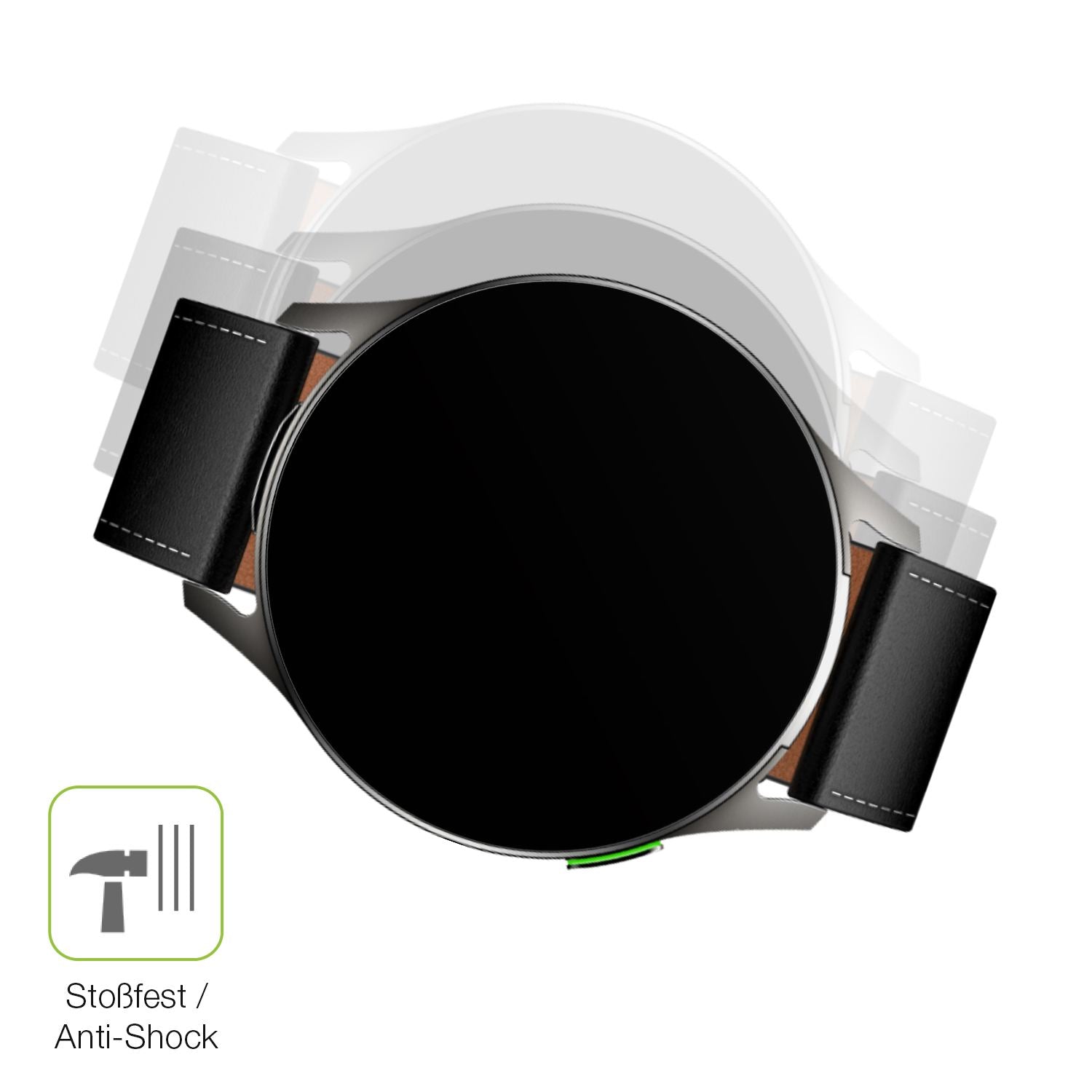 Schutz gegen Kratzer auf dem Infinix XWatch Pods Glas durch Schlüssel, Stöße gegen die Tischkante oder Stürze
