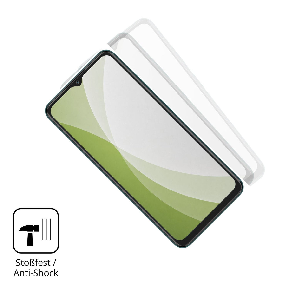 Schutz gegen Kratzer auf dem Itel A100Cs Glas durch Schlüssel, Stöße gegen die Tischkante oder Stürze