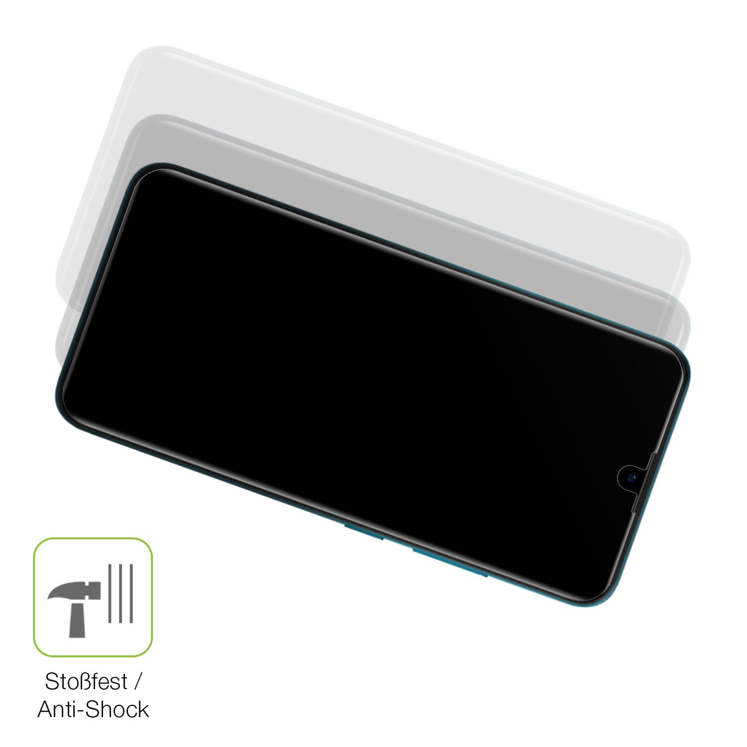 Schutz gegen Kratzer auf dem itel S15 Pro Glas durch Schlüssel, Stöße gegen die Tischkante oder Stürze