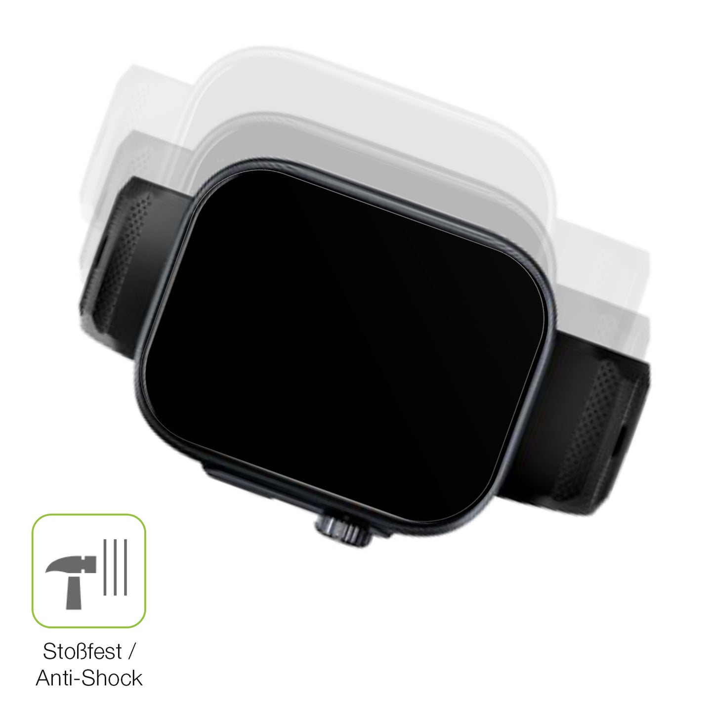 Schutz gegen Kratzer auf dem Itel Storm Ultra Glas durch Schlüssel, Stöße gegen die Tischkante oder Stürze