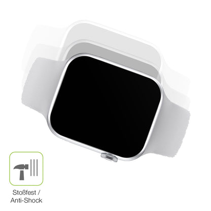 Schutz gegen Kratzer auf dem Iwo Watch 7 Pro Glas durch Schlüssel, Stöße gegen die Tischkante oder Stürze