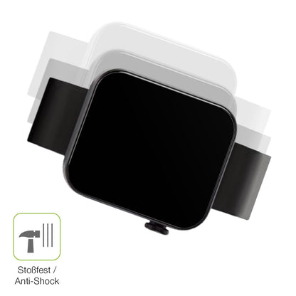 Schutz gegen Kratzer auf dem Kendox Life Tracker Glas durch Schlüssel, Stöße gegen die Tischkante oder Stürze