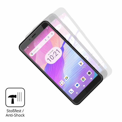 Schutz gegen Kratzer auf dem Konrow Touch 55 Glas durch Schlüssel, Stöße gegen die Tischkante oder Stürze
