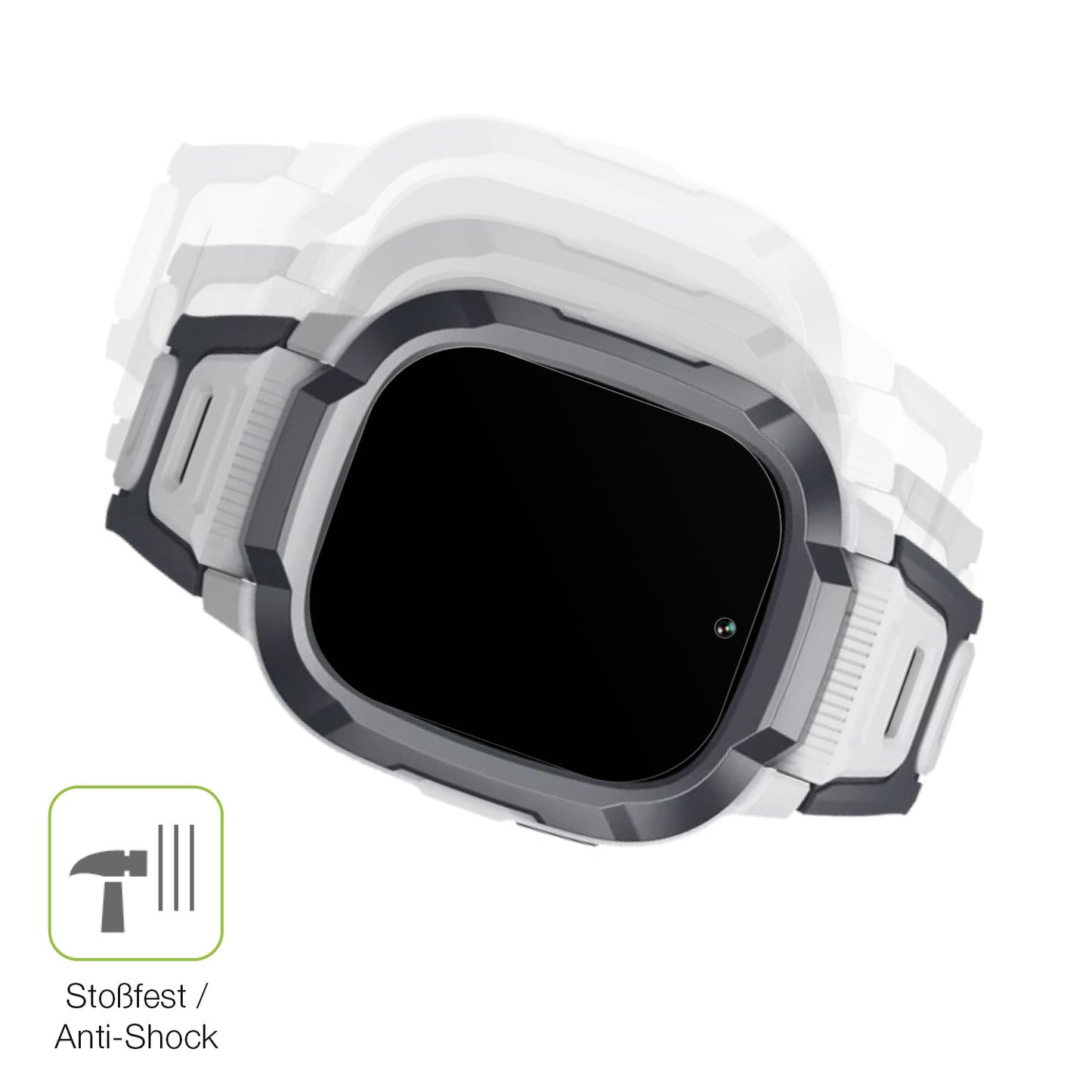 Schutz gegen Kratzer auf dem Mibro P6 Smartwatch 1.4 Zoll Glas durch Schlüssel, Stöße gegen die Tischkante oder Stürze