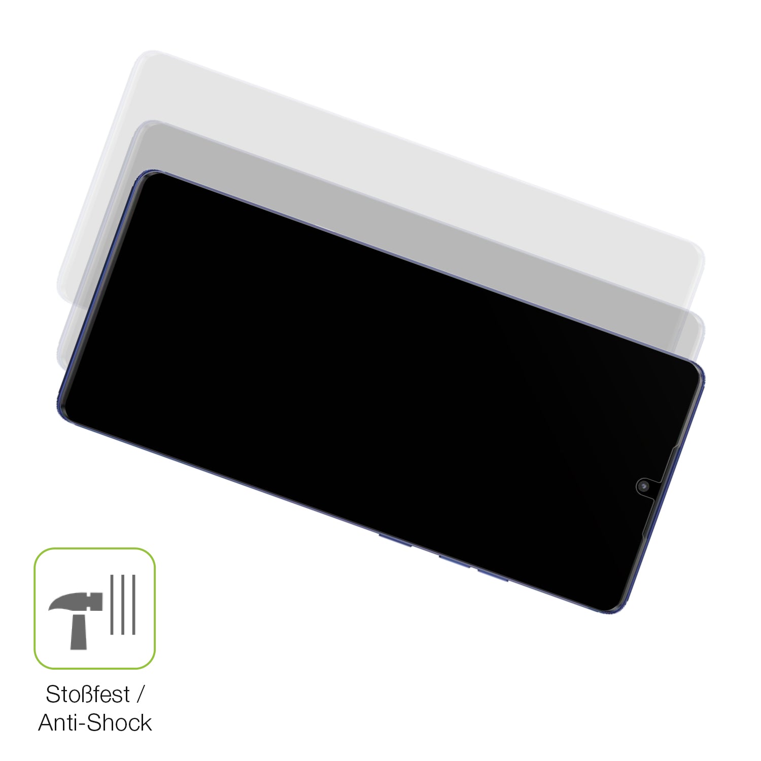 Schutz gegen Kratzer auf dem Motorola Moto G85 Glas durch Schlüssel, Stöße gegen die Tischkante oder Stürze