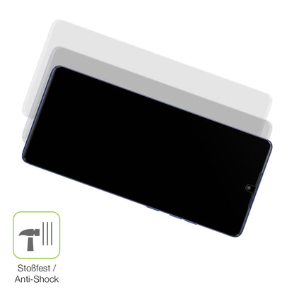 Schutz gegen Kratzer auf dem Motorola Moto G85 Glas durch Schlüssel, Stöße gegen die Tischkante oder Stürze