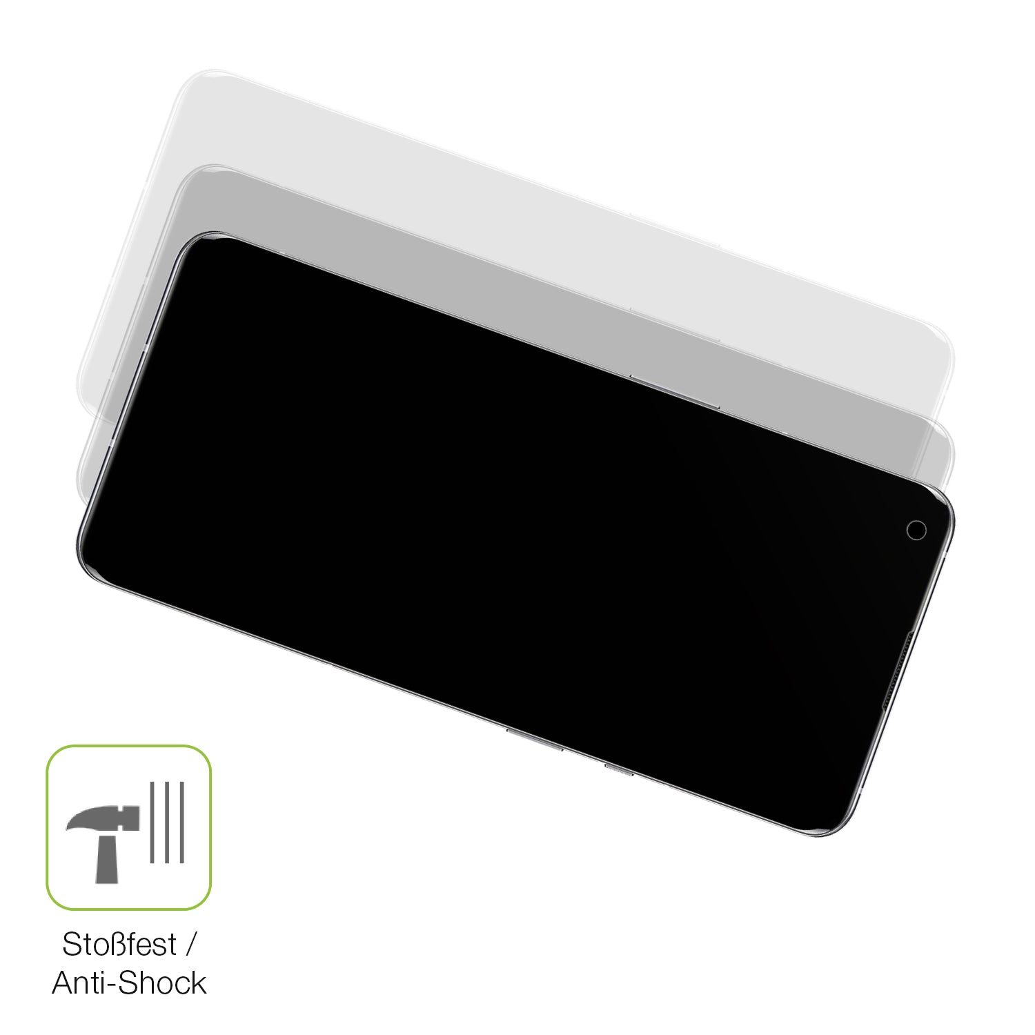 Schutz gegen Kratzer auf dem OnePlus 9 Pro Glas durch Schlüssel, Stöße gegen die Tischkante oder Stürze