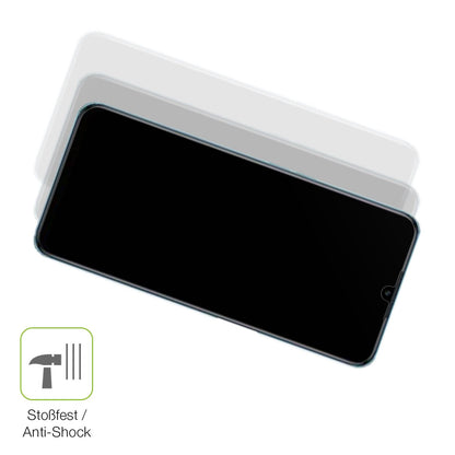 Schutz gegen Kratzer auf dem Oppo A56s Glas durch Schlüssel, Stöße gegen die Tischkante oder Stürze