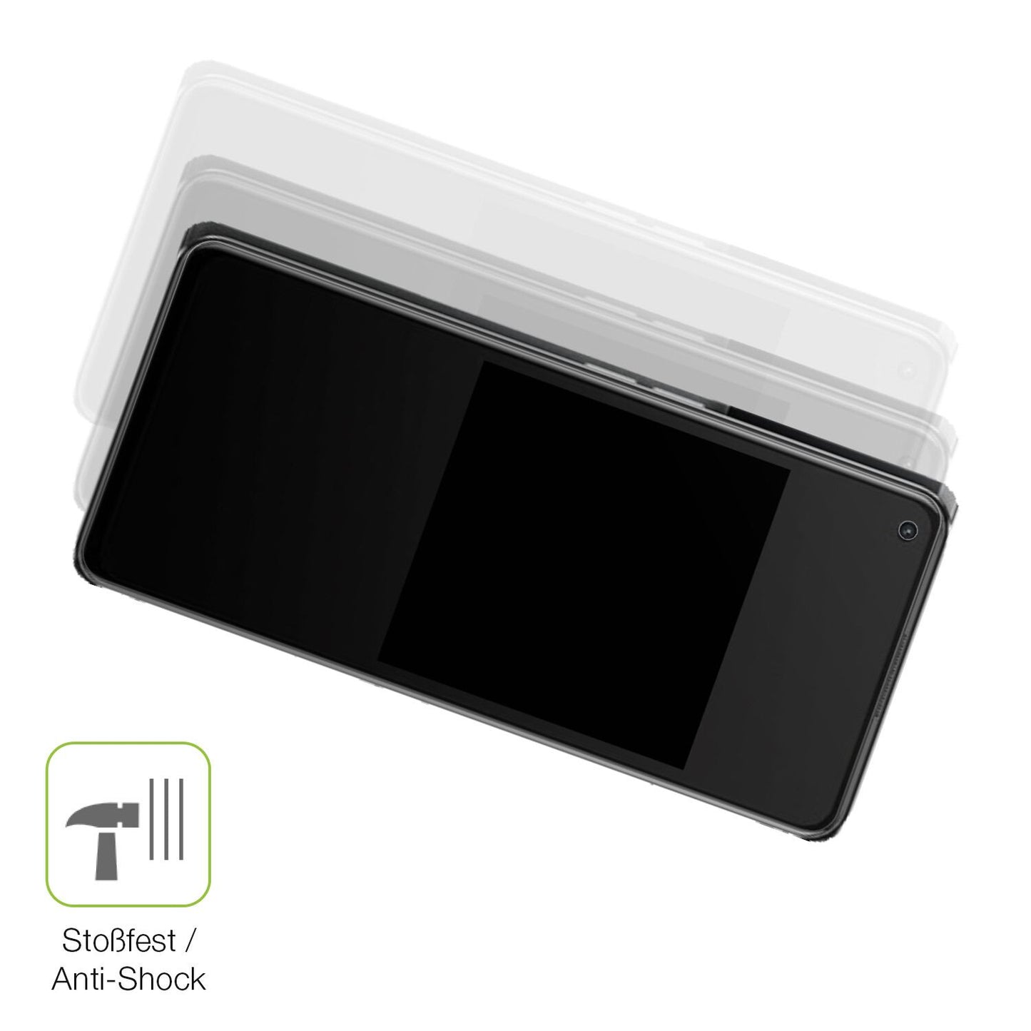 Schutz gegen Kratzer auf dem Oppo K10 Pro Glas durch Schlüssel, Stöße gegen die Tischkante oder Stürze