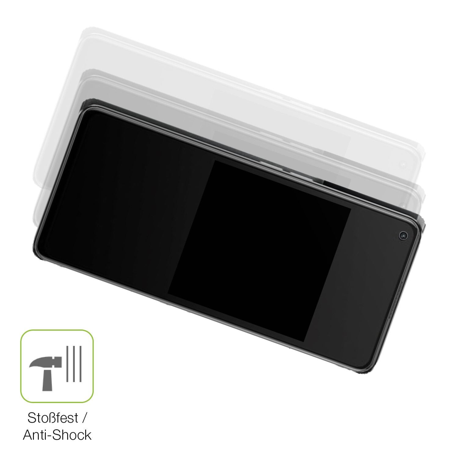 Schutz gegen Kratzer auf dem Oppo K10 Pro Glas durch Schlüssel, Stöße gegen die Tischkante oder Stürze