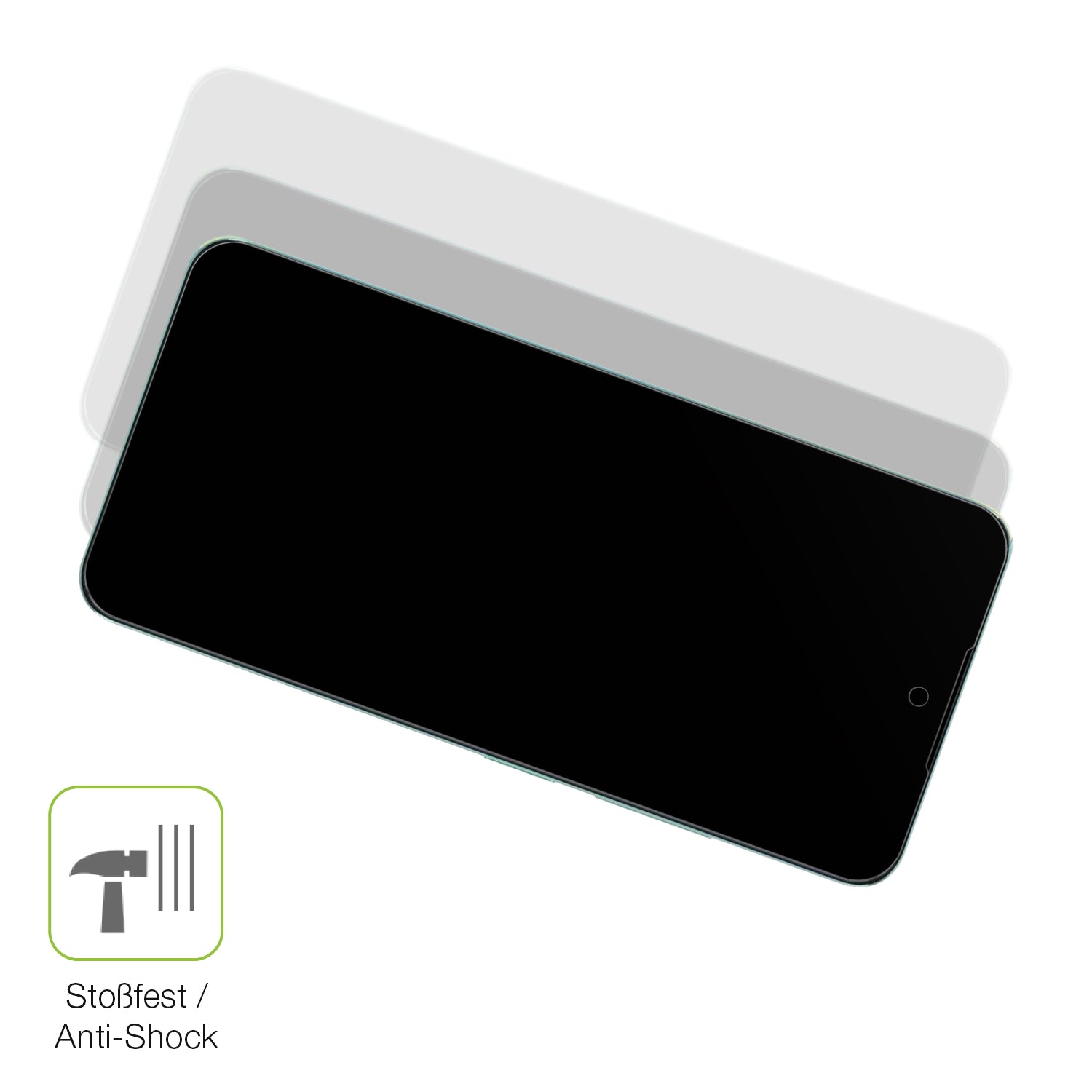 Schutz gegen Kratzer auf dem Oukitel C58 Pro Glas durch Schlüssel, Stöße gegen die Tischkante oder Stürze
