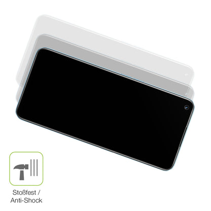 Schutz gegen Kratzer auf dem Realme 9 Pro Glas durch Schlüssel, Stöße gegen die Tischkante oder Stürze