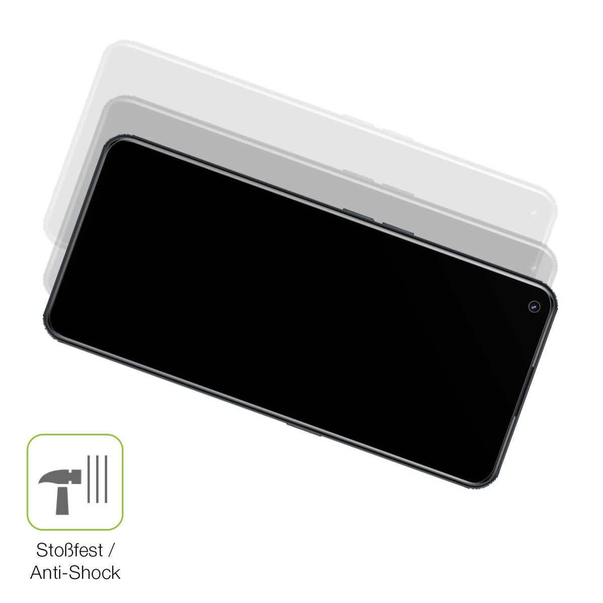Schutz gegen Kratzer auf dem Realme GT Neo Flash Version Glas durch Schlüssel, Stöße gegen die Tischkante oder Stürze
