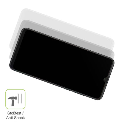 Schutz gegen Kratzer auf dem Sharp Aquos V6 Glas durch Schlüssel, Stöße gegen die Tischkante oder Stürze