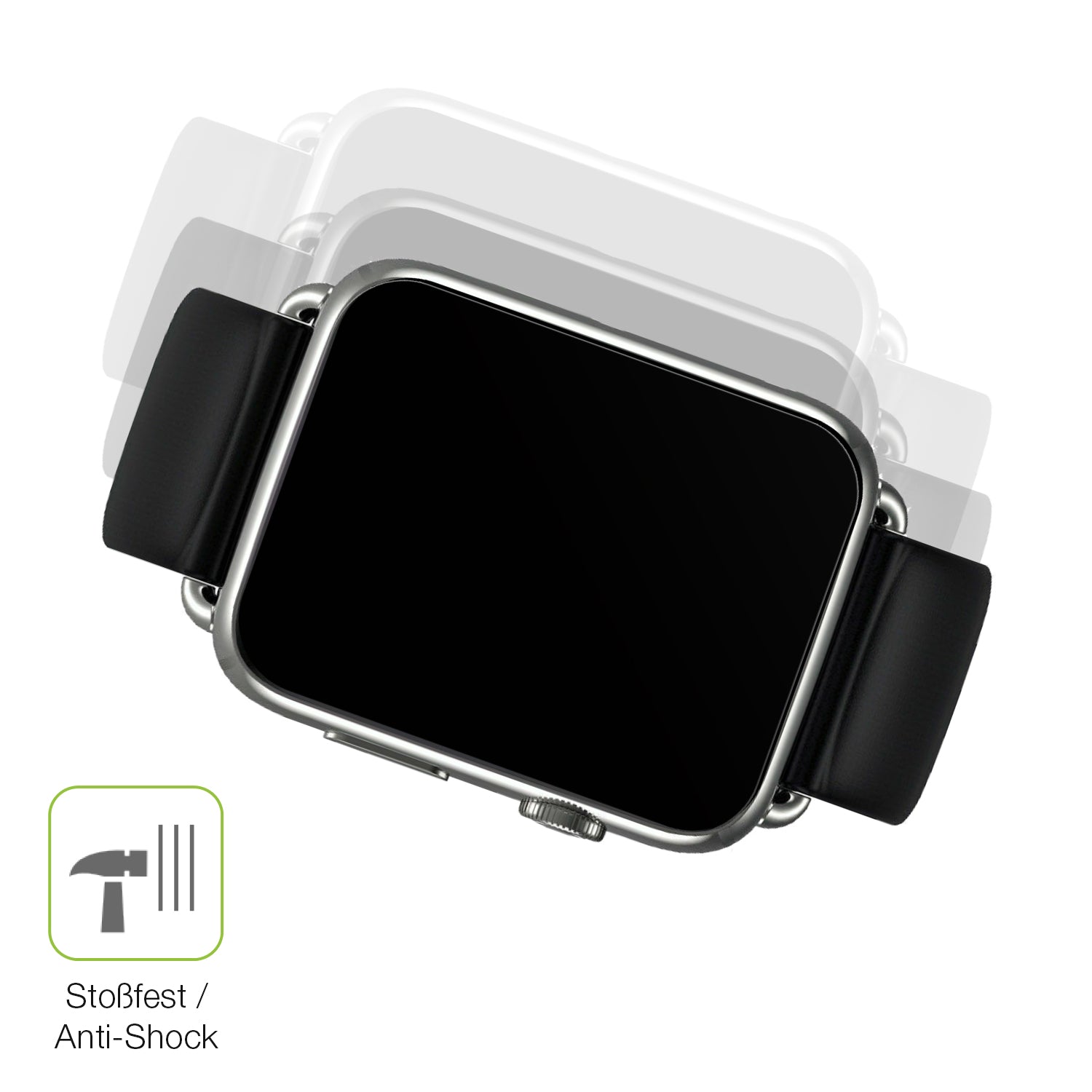 Schutz gegen Kratzer auf dem Smartwatch DM20 1.88 Zoll Glas durch Schlüssel, Stöße gegen die Tischkante oder Stürze