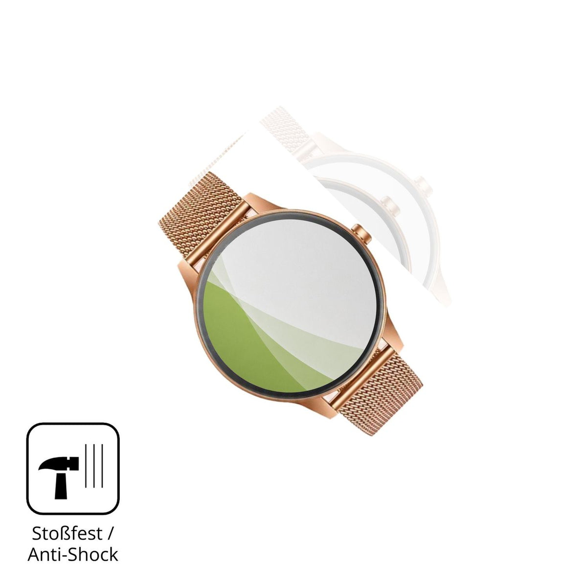 Schutz gegen Kratzer auf dem TAOPON Nero Glas durch Schlüssel, Stöße gegen die Tischkante oder Stürze