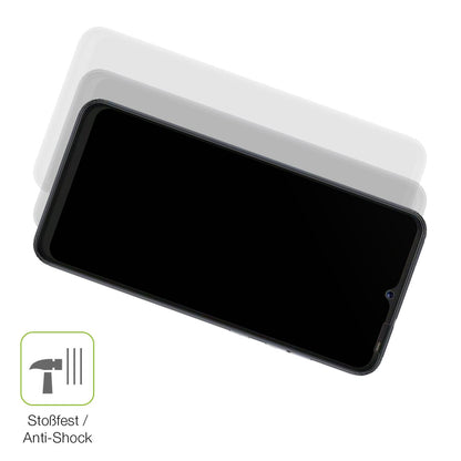 Schutz gegen Kratzer auf dem Tecno Pop 5 P Glas durch Schlüssel, Stöße gegen die Tischkante oder Stürze