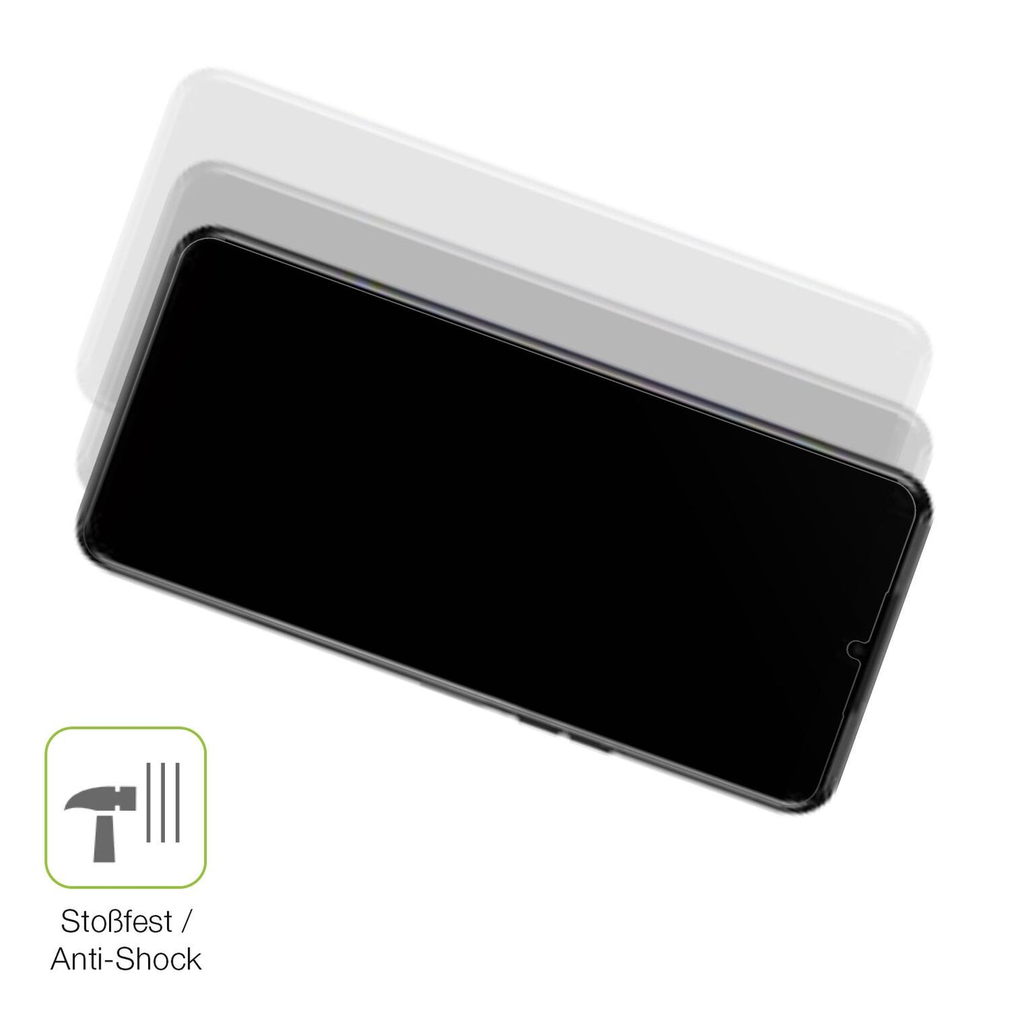 Schutz gegen Kratzer auf dem Tecno Spark 9T Glas durch Schlüssel, Stöße gegen die Tischkante oder Stürze