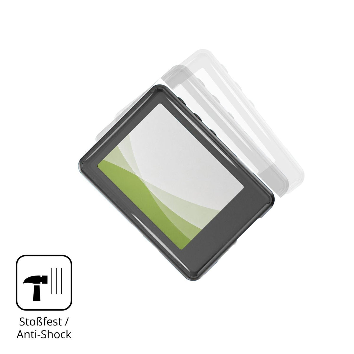 Schutz gegen Kratzer auf dem tokemisc S7 Glas durch Schlüssel, Stöße gegen die Tischkante oder Stürze