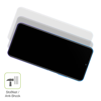 Schutz gegen Kratzer auf dem Ulefone Note 12P Glas durch Schlüssel, Stöße gegen die Tischkante oder Stürze