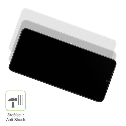 Schutz gegen Kratzer auf dem Vivo S15e Glas durch Schlüssel, Stöße gegen die Tischkante oder Stürze