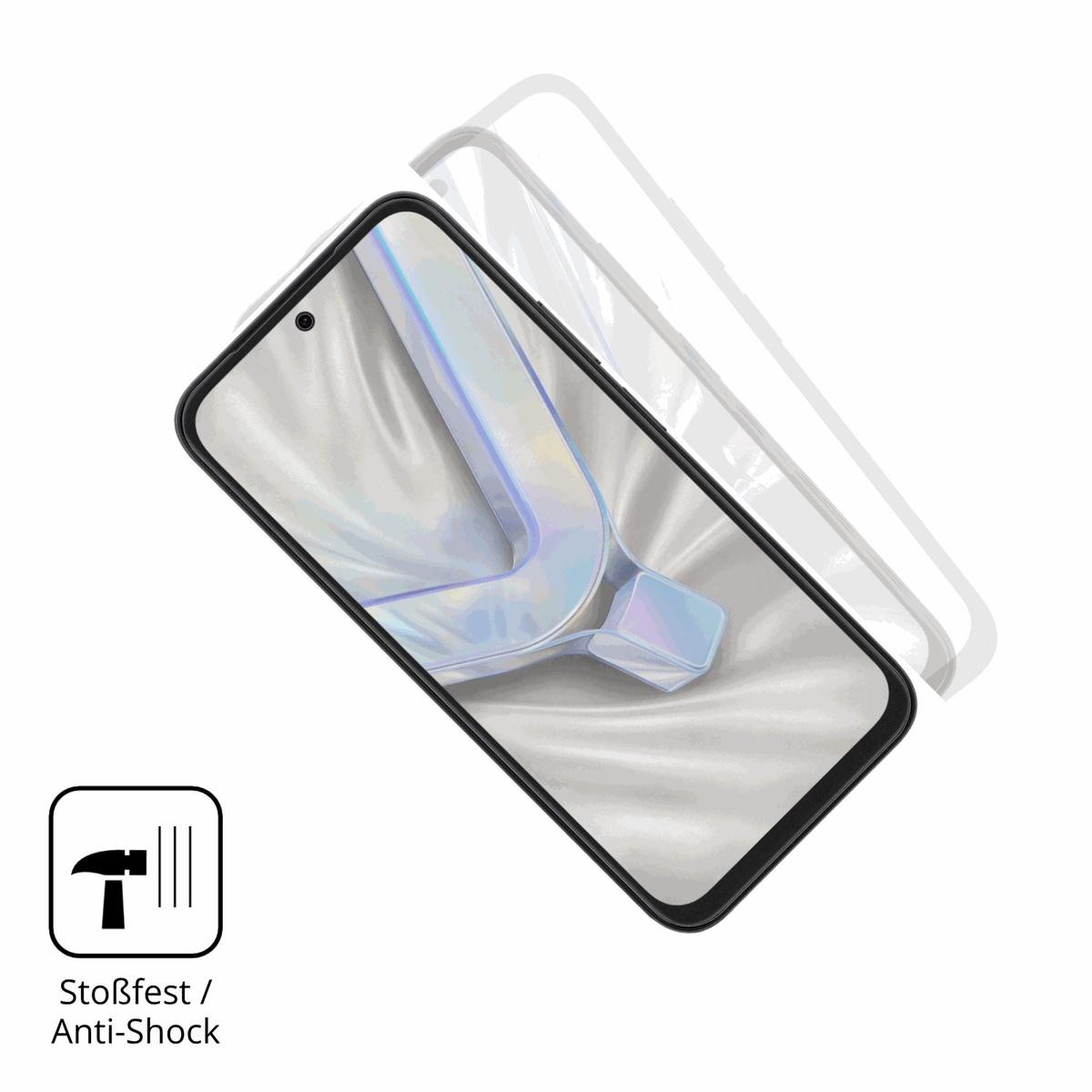Schutz gegen Kratzer auf dem Vivo Y31d Pro Glas durch Schlüssel, Stöße gegen die Tischkante oder Stürze