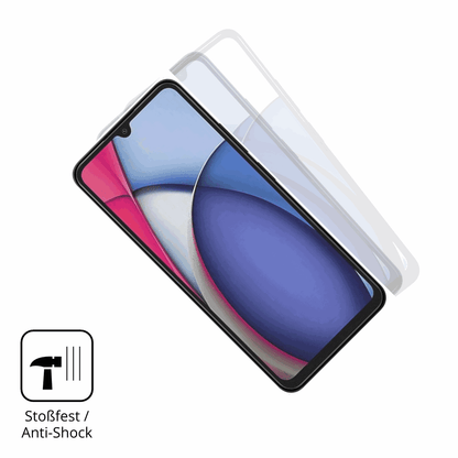 Schutz gegen Kratzer auf dem Xiaomi Redmi A3 Pro Glas durch Schlüssel, Stöße gegen die Tischkante oder Stürze