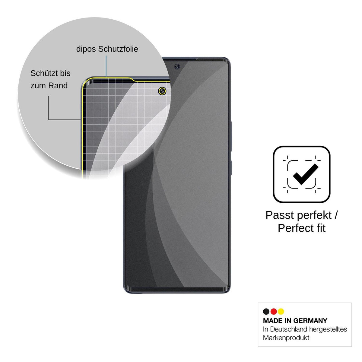 Full Cover Privacy Film for Lava Aura Curve Screen Protector Anti-Shock