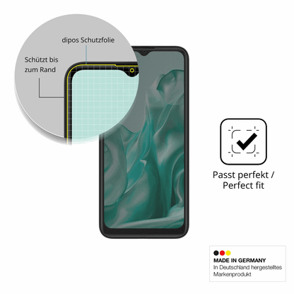 Schutz gegen Kratzer auf dem Logicom Sense Glas durch Schlüssel, Stöße gegen die Tischkante oder Stürze