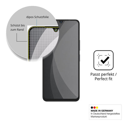 Schutz gegen Kratzer auf dem Logicom Vision X3 Max Glas durch Schlüssel, Stöße gegen die Tischkante oder Stürze