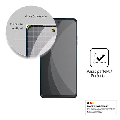 Schutz gegen Kratzer auf dem Motorola Moto G75 5G Glas durch Schlüssel, Stöße gegen die Tischkante oder Stürze
