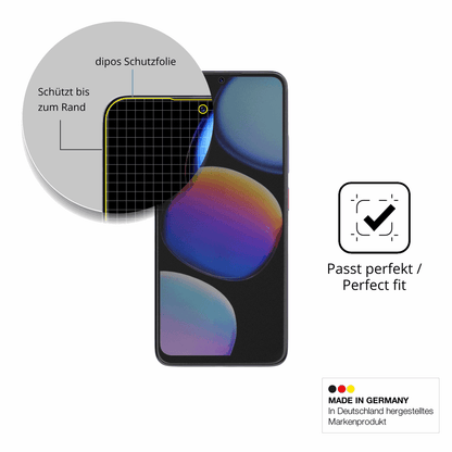 Schutz gegen Kratzer auf dem Nubia V80 Max Glas durch Schlüssel, Stöße gegen die Tischkante oder Stürze
