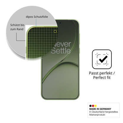 Schutz gegen Kratzer auf dem OnePlus 15T Glas durch Schl�ssel, St��e gegen die Tischkante oder St�rze
