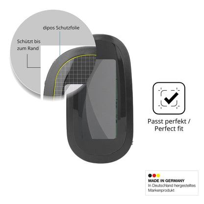 Schutz gegen Kratzer auf dem SPORTARC KT-LCD6 Glas durch Schlüssel, Stöße gegen die Tischkante oder Stürze