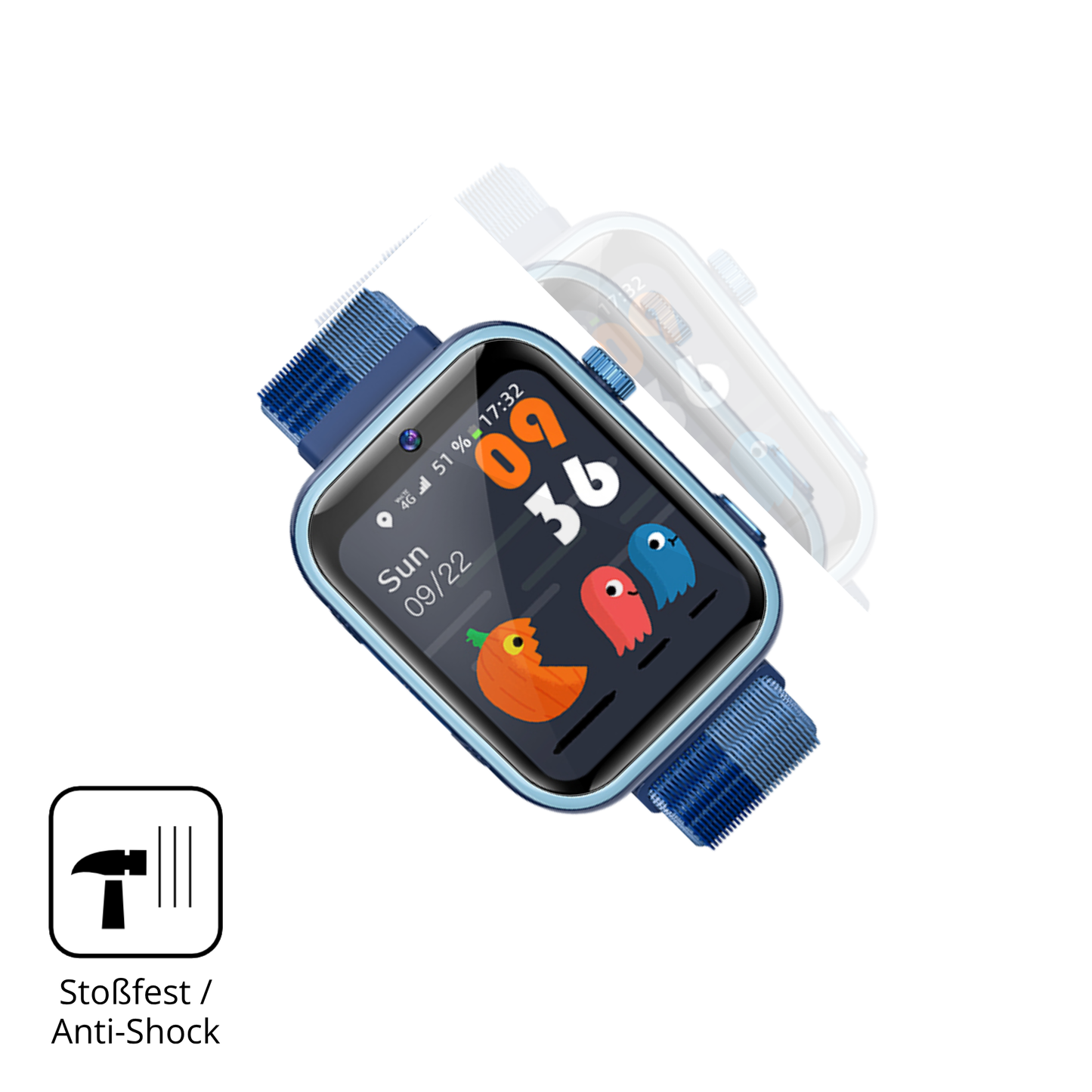 Schutz gegen Kratzer auf dem Aimiuvei T45 Kids Smartwatch 1.83 Zoll Glas durch Schlüssel oder ähnliches