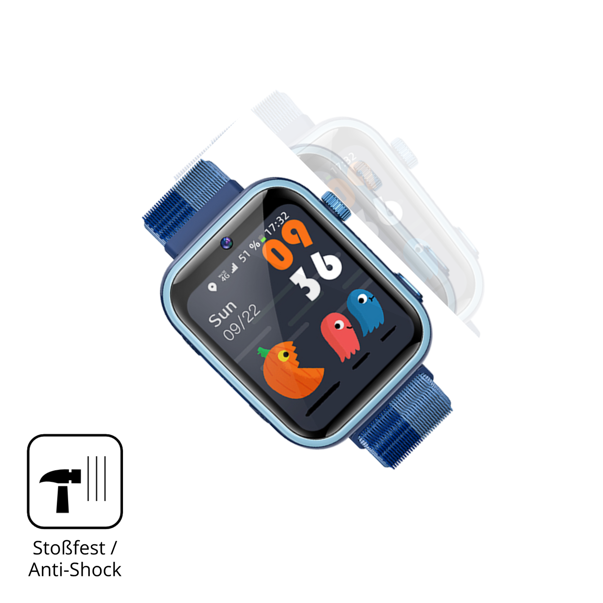 Schutz gegen Kratzer auf dem Aimiuvei T45 Kids Smartwatch 1.83 Zoll Glas durch Schlüssel oder ähnliches
