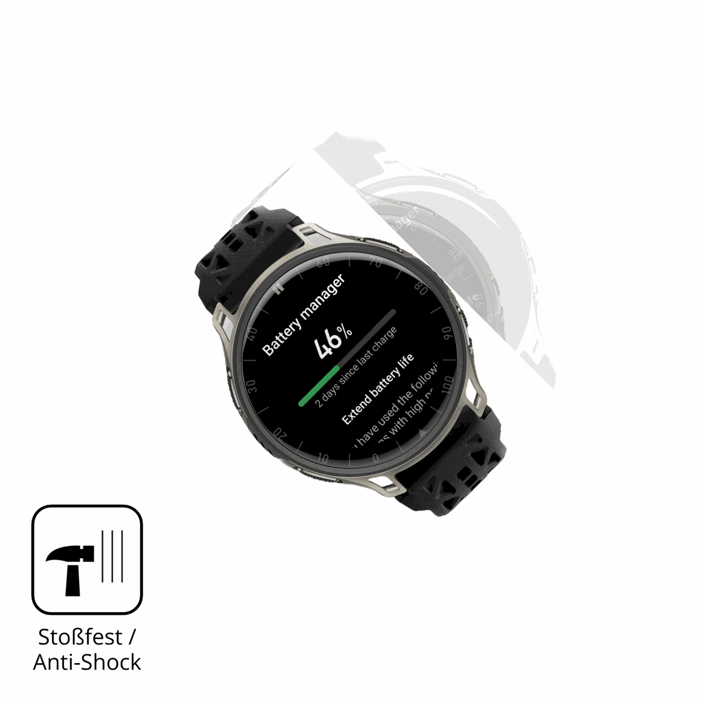 Schutz gegen Kratzer auf dem Amazfit Cheetah 2 Pro Glas durch Schlüssel oder Ähnliches