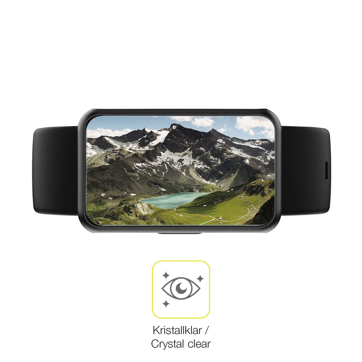 Schutz gegen Kratzer auf dem Asmoda Fitnesstracker 1,47 Zoll Glas durch Schlüssel oder Ähnliches