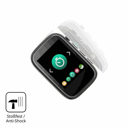 Schutz gegen Kratzer auf dem colorcool A3 MP3-Player Glas durch Schlüssel oder Ähnliches