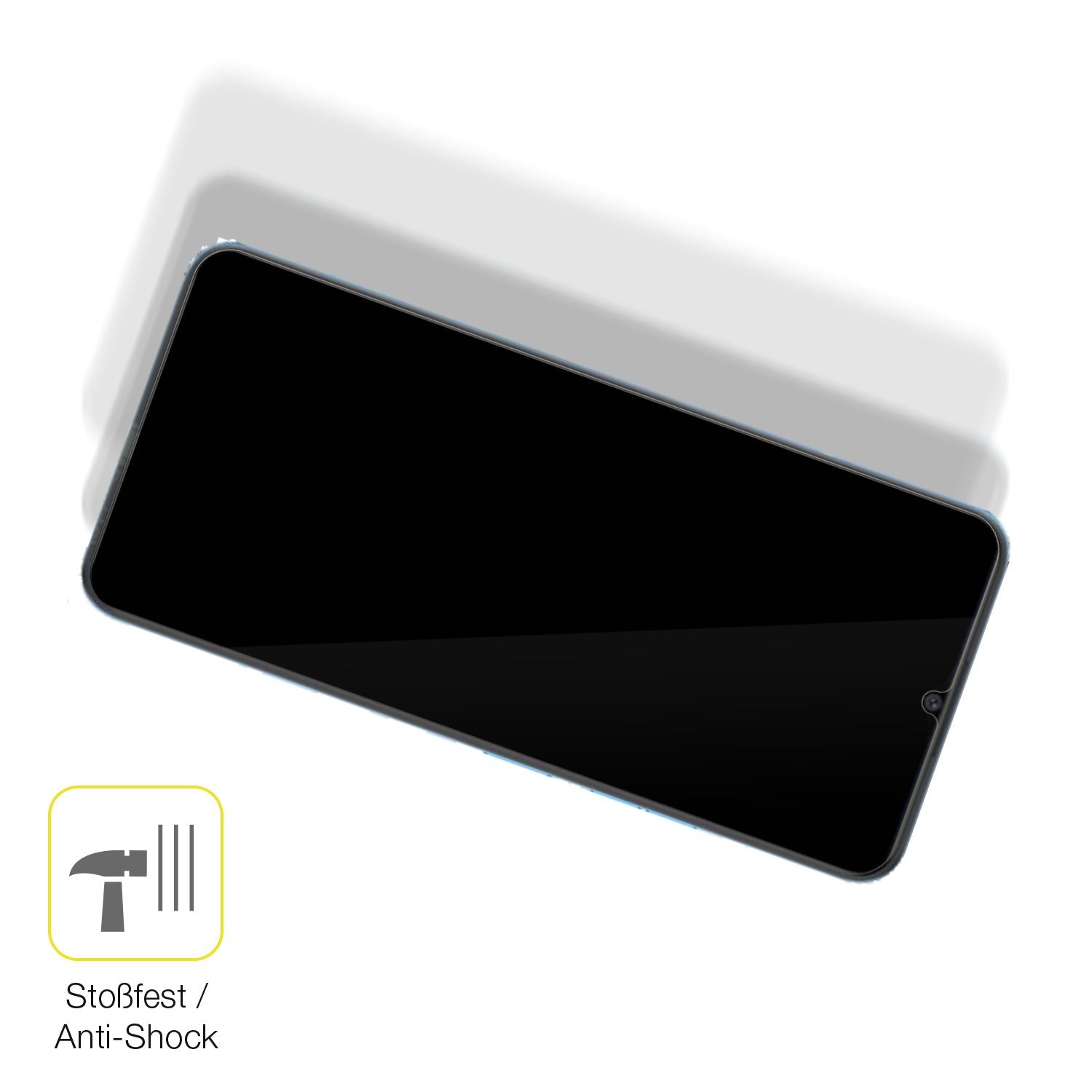 Schutz gegen Kratzer auf dem Coolpad Cool 20S Glas durch Schlüssel oder Ähnliches