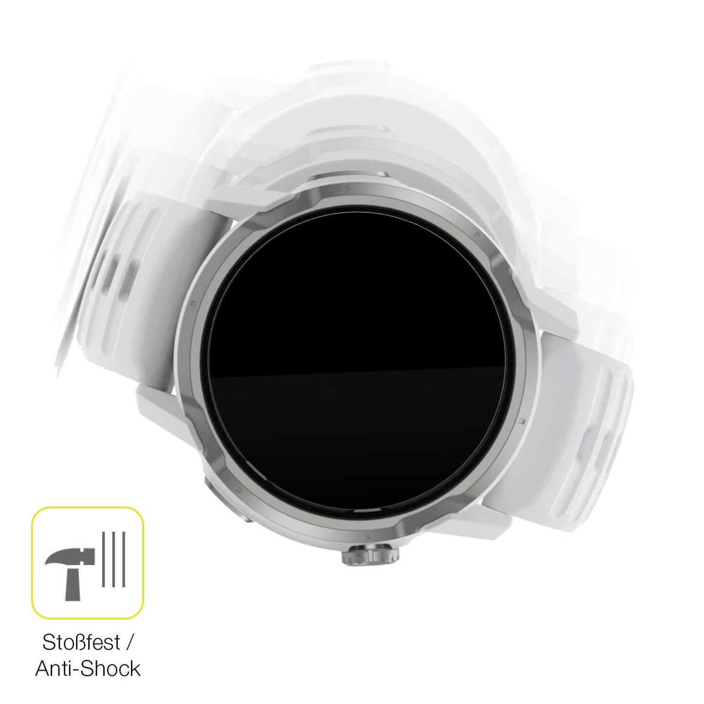 Schutz gegen Kratzer auf dem Coros Apex 4 46mm Glas durch Schlüssel oder Ähnliches